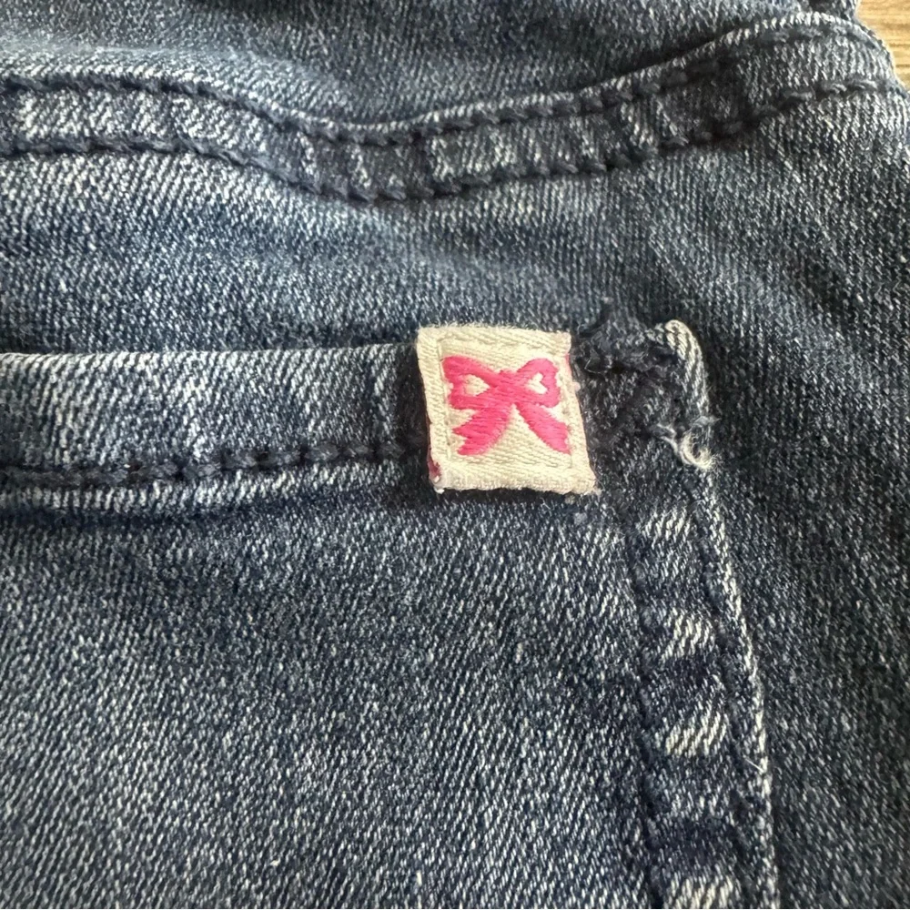 Gymboree Girls Jeans Super Skinny Size 12 Adjustable Waist Blue Denim
